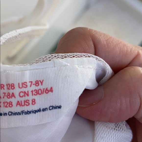 H&M girls white tulle dress - Picture 6 of 7